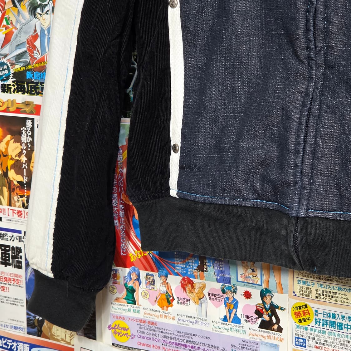 빈티지 EXR 코듀로이 누빔 레이싱 자켓 상품이미지4