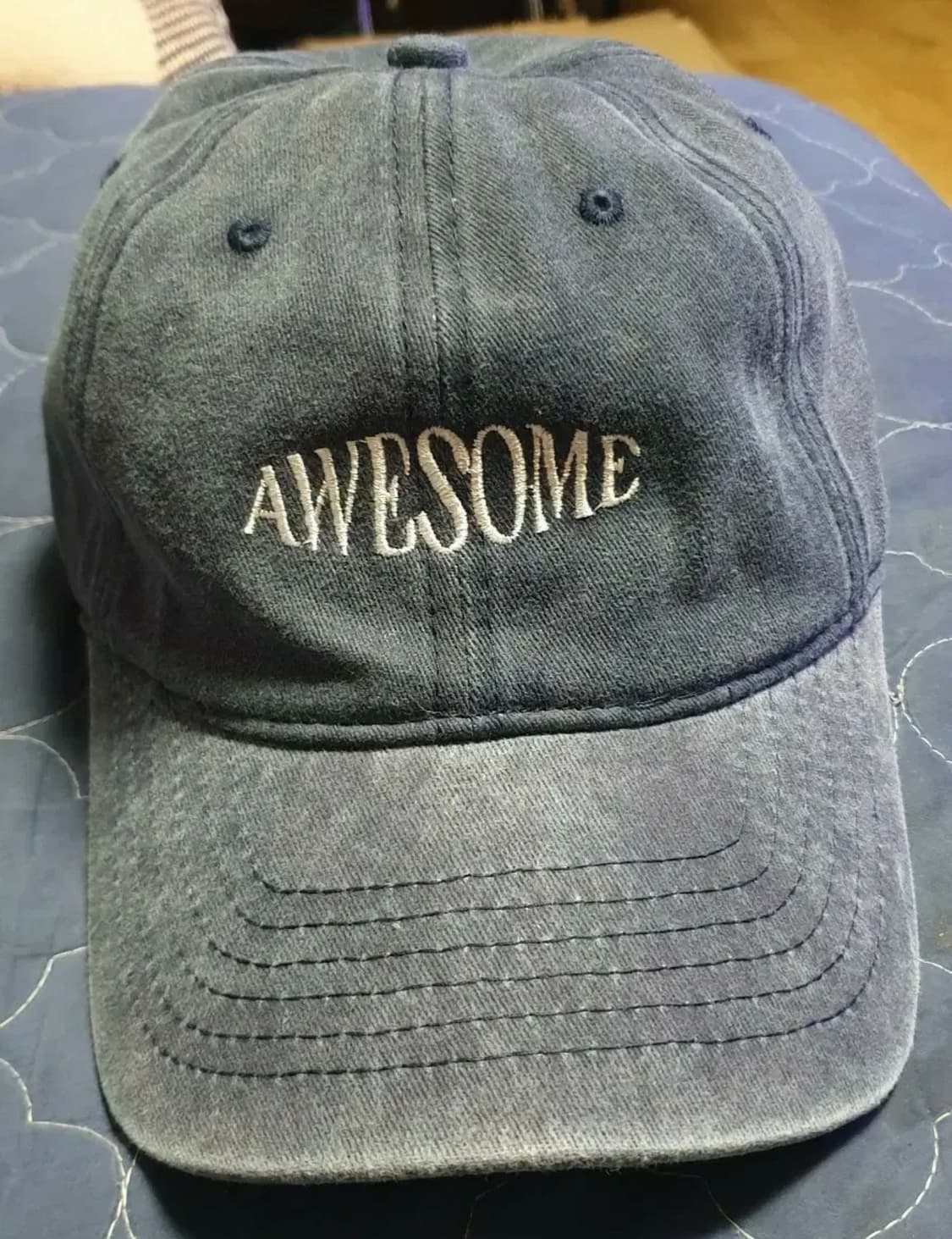 어썸리즌 스탠다드로고 데님 볼캡 상품이미지1