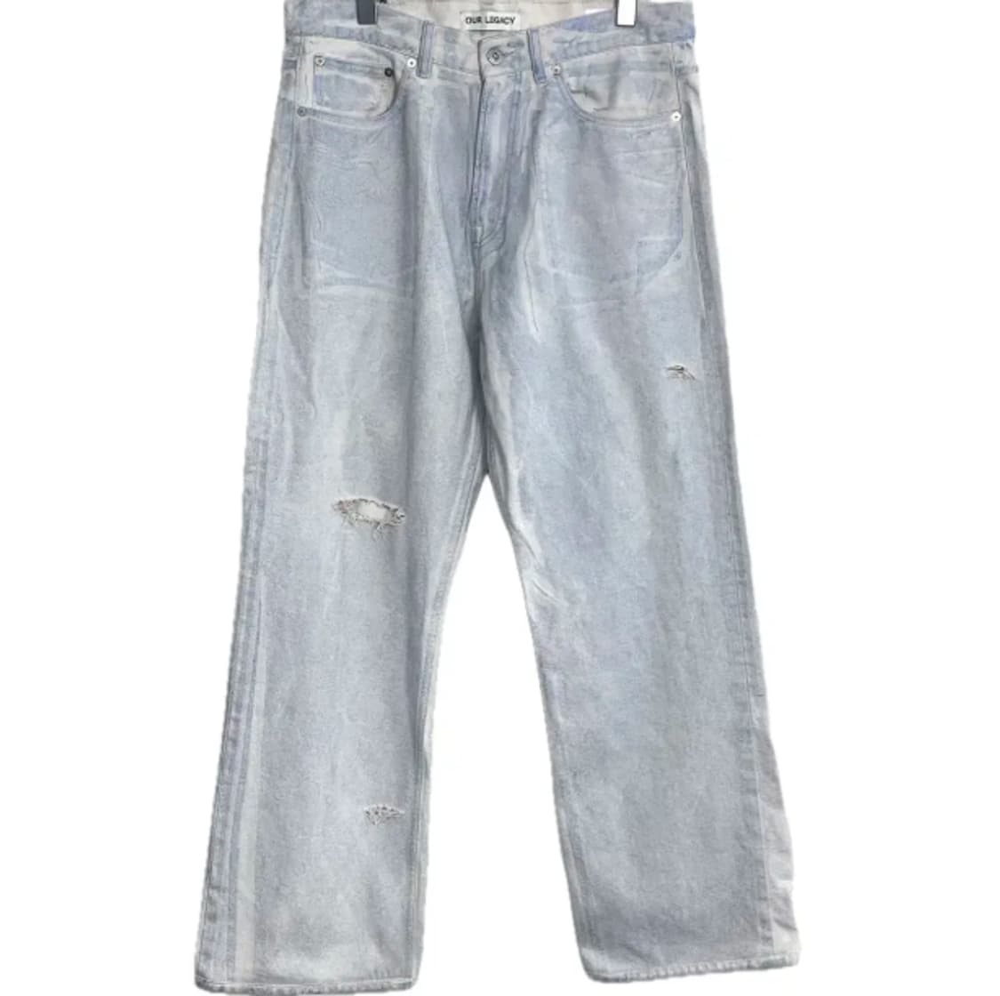 [33] 아워레가시 블루 포일 데님 팬츠 써드컷 상품이미지2