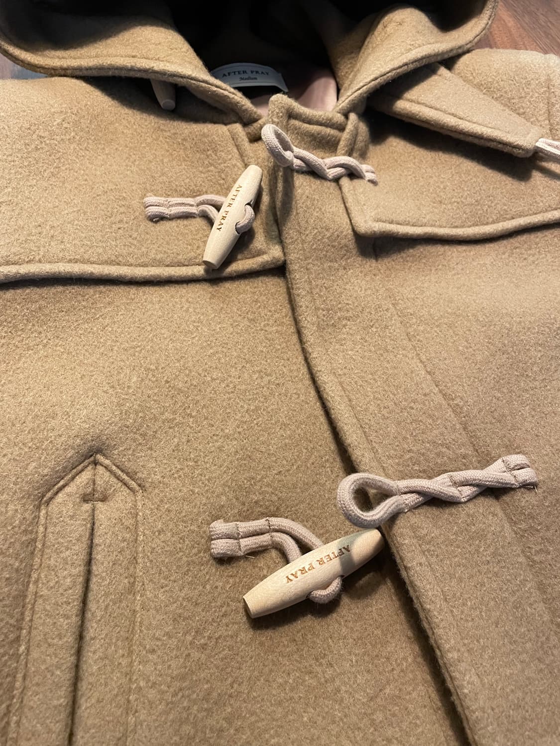 애프터프레이 더플코트 카멜 상품이미지3