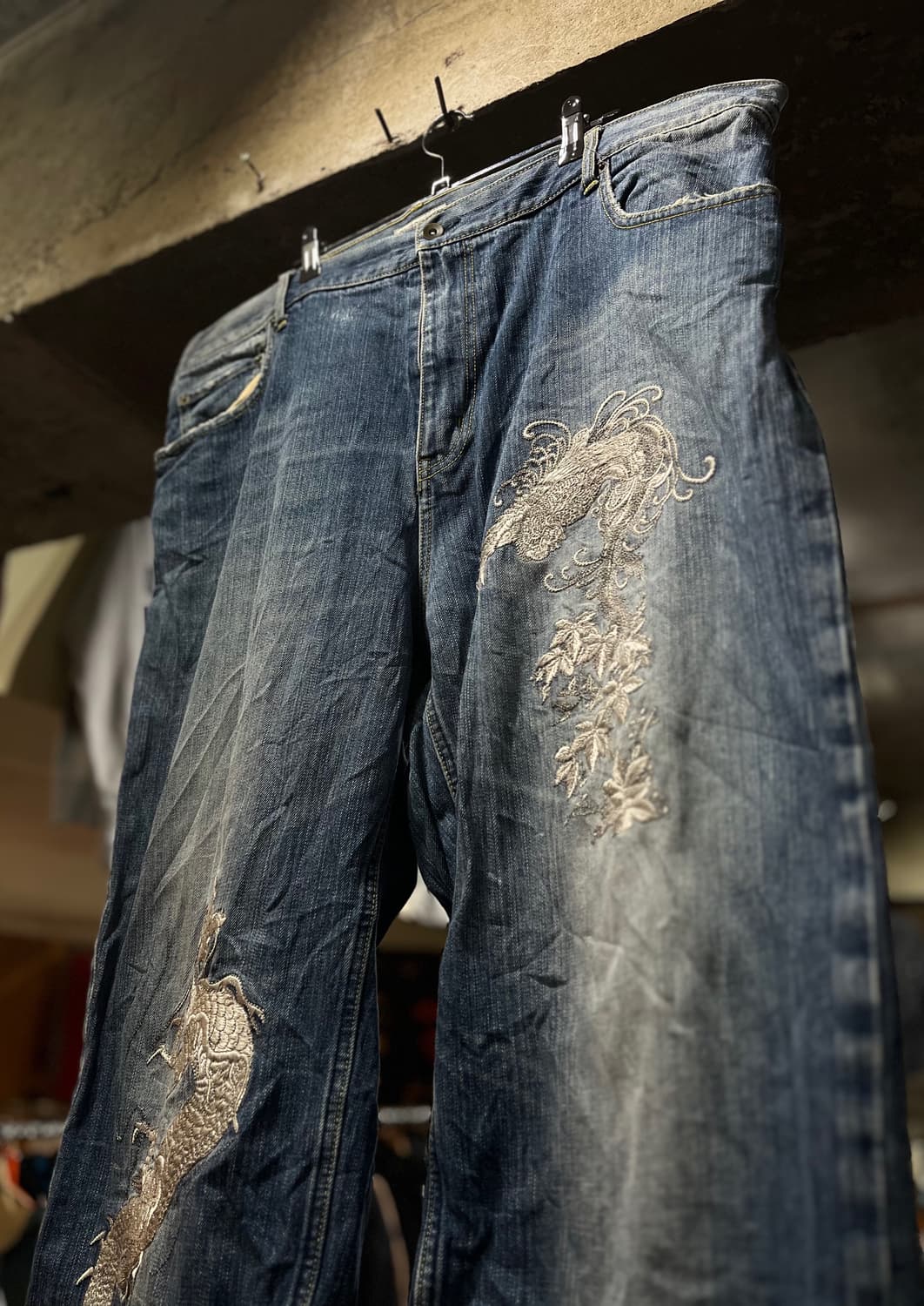 Karakuri Tamashit 커러쿠리 드레곤 자수 팬츠 39 상품이미지1