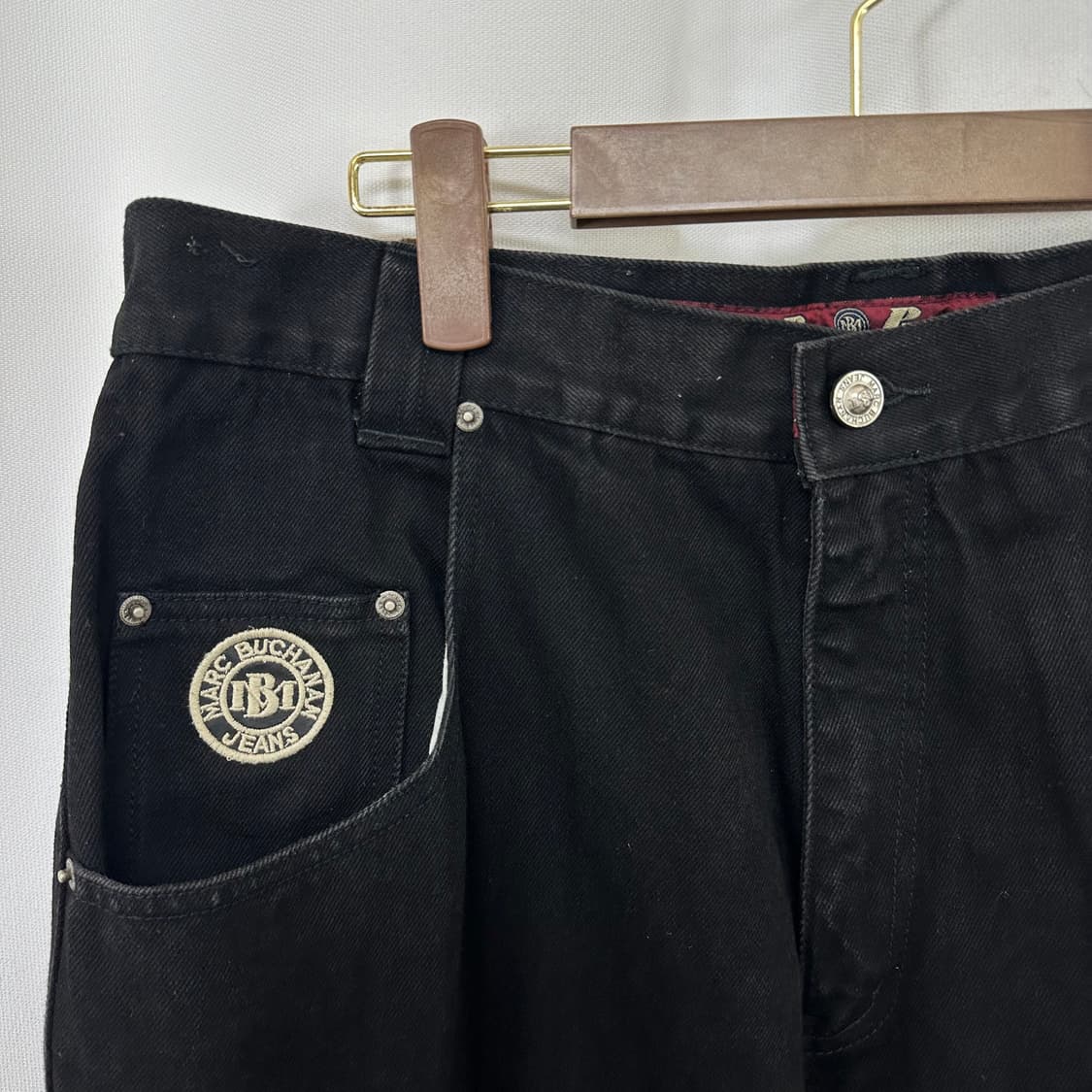   PELLE 남자 검정 청바지 와이드 빅사이즈 38(36인치정도) 상품이미지2