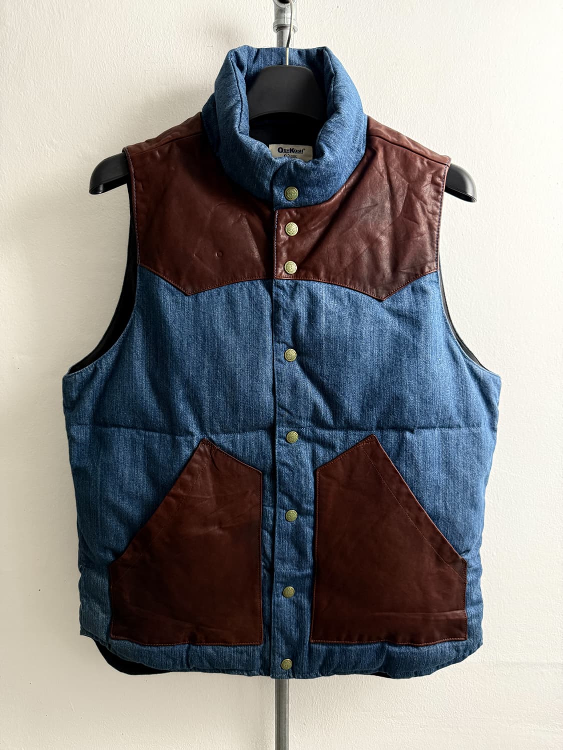 Vintage OSHKOSH Denim Down Vest 상품이미지1