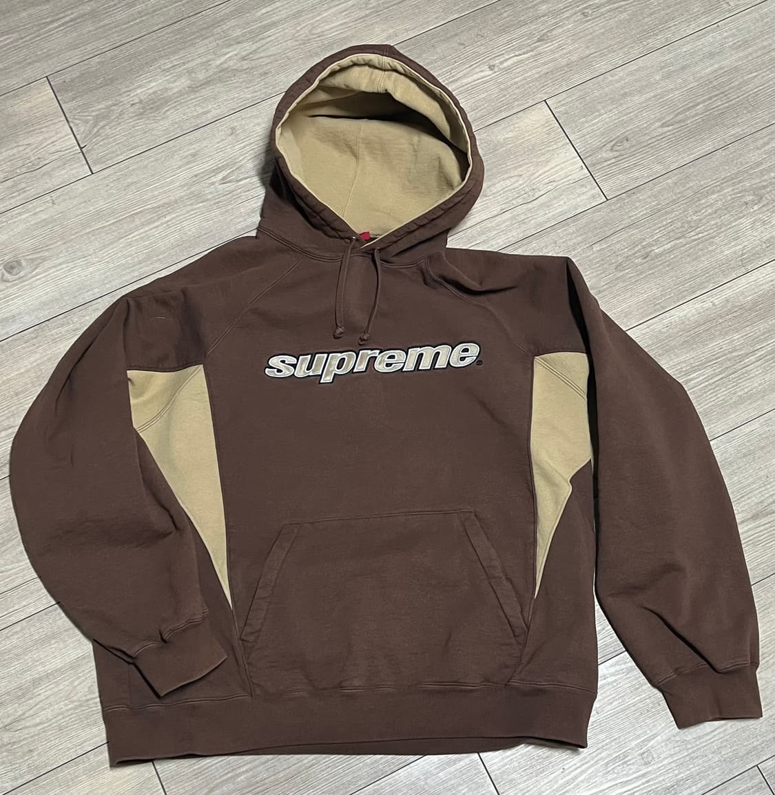 슈프림 디비전 후디 브라운 XL 상품이미지2