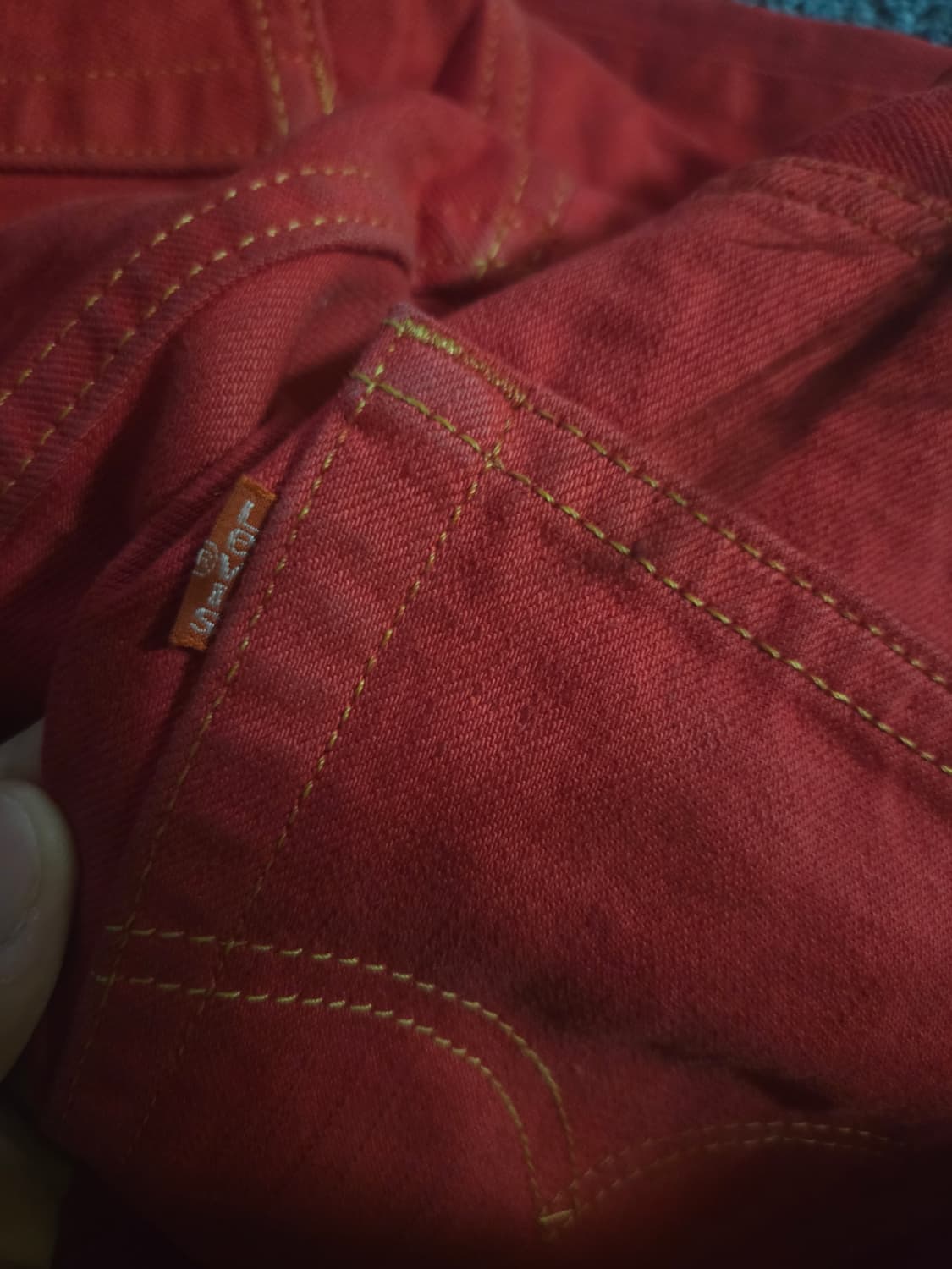 리바이스 509 레드스트레이트 진 데님 팬츠 W36 L34 상품이미지5