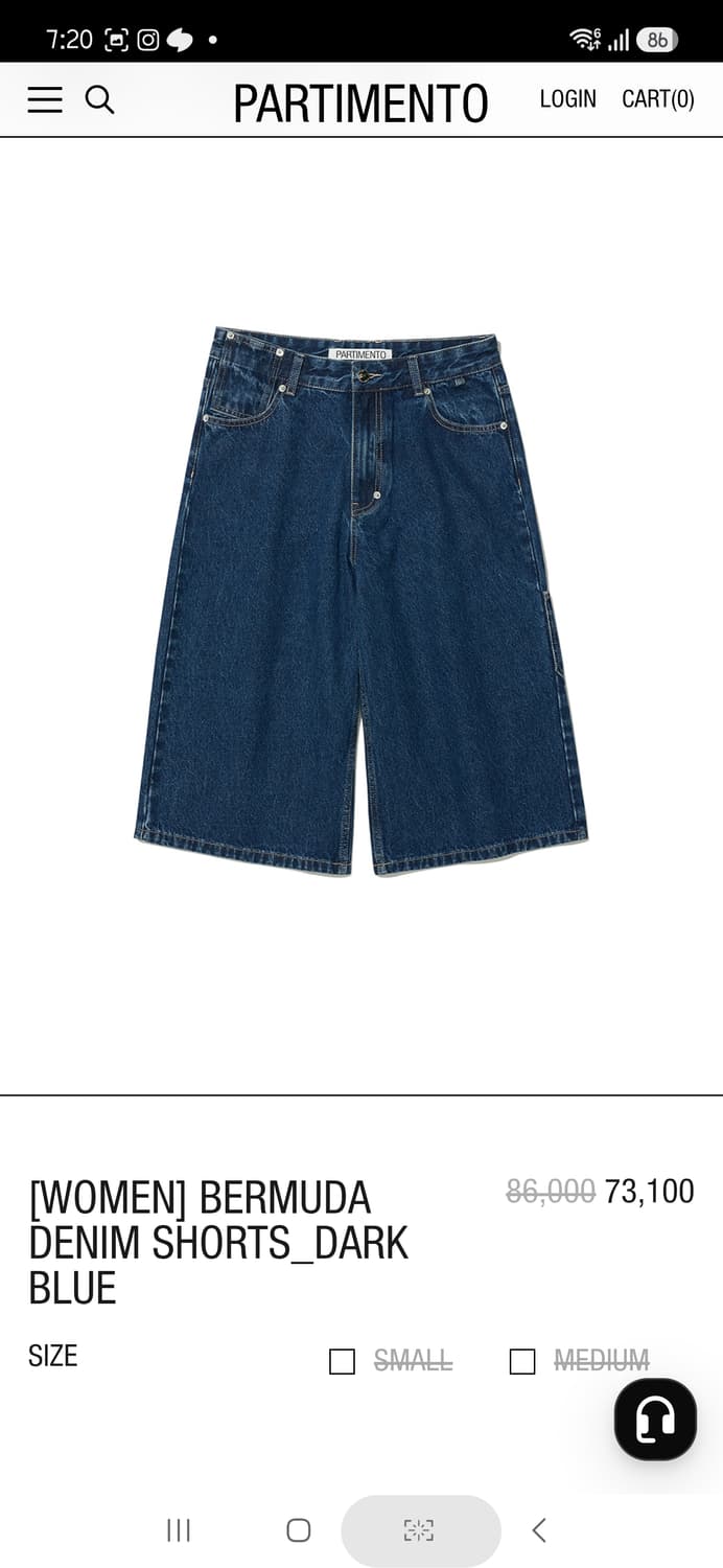 파르티멘토 BERMUDA DENIM SHORTS  상품이미지3