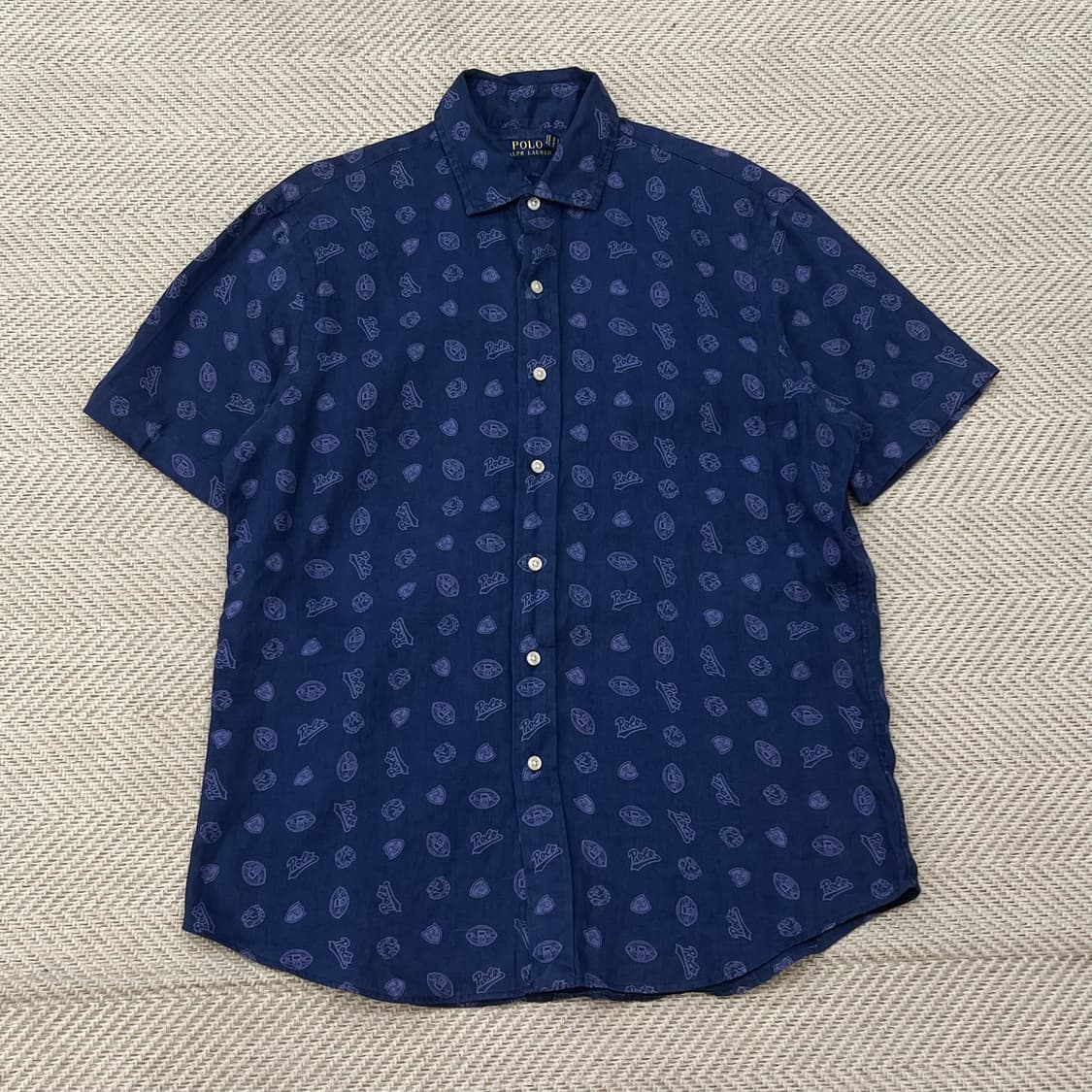 폴로 랄프로렌 패턴 린넨셔츠 r3322 상품이미지1