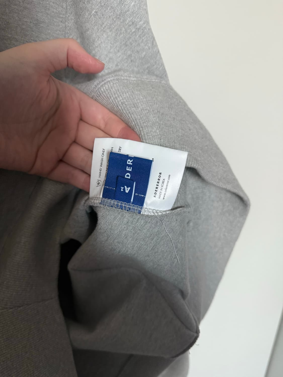 아더에러 베리프 로고 스웨트셔츠 맨투맨 그레이 A1 상품이미지6