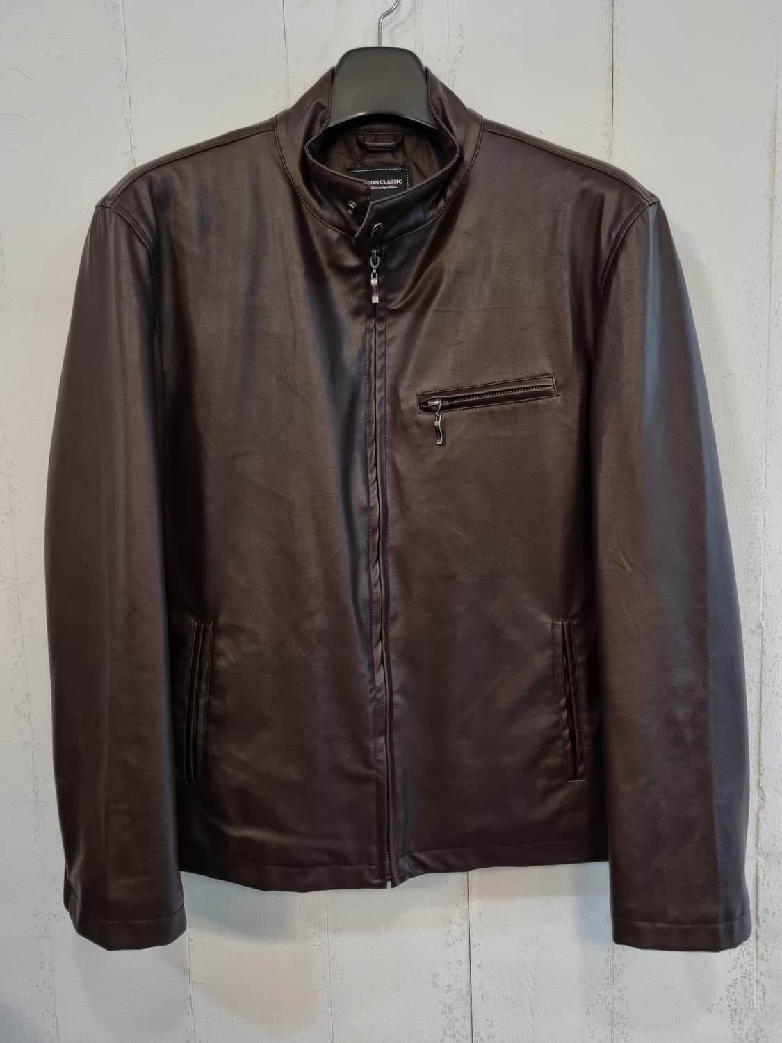폴든 클래식 케미컬 가죽 자켓 XL 실측100 상품이미지2
