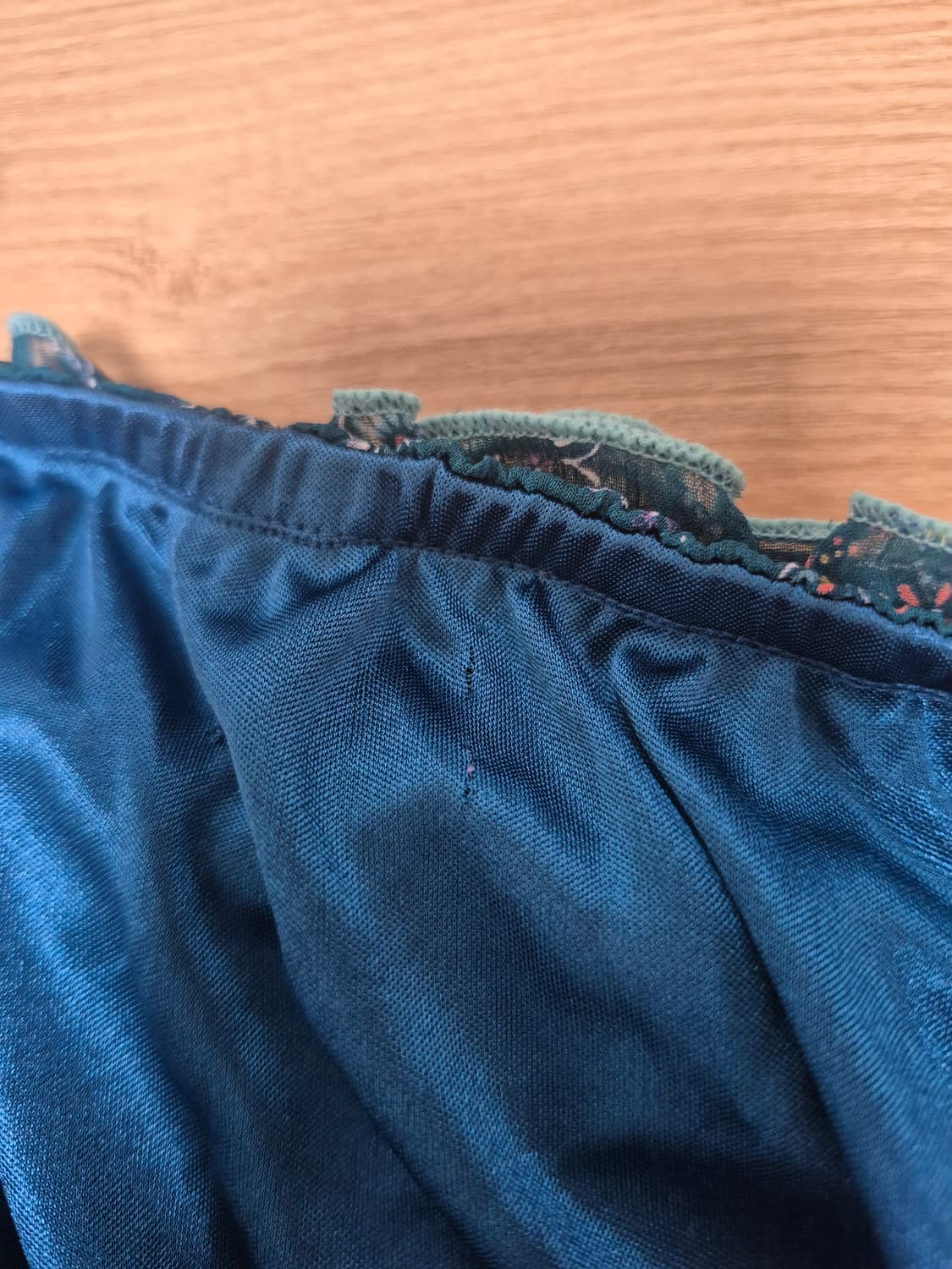 Japanese vintage 딥그린페이즐리 튜브탑원피스 상품이미지4