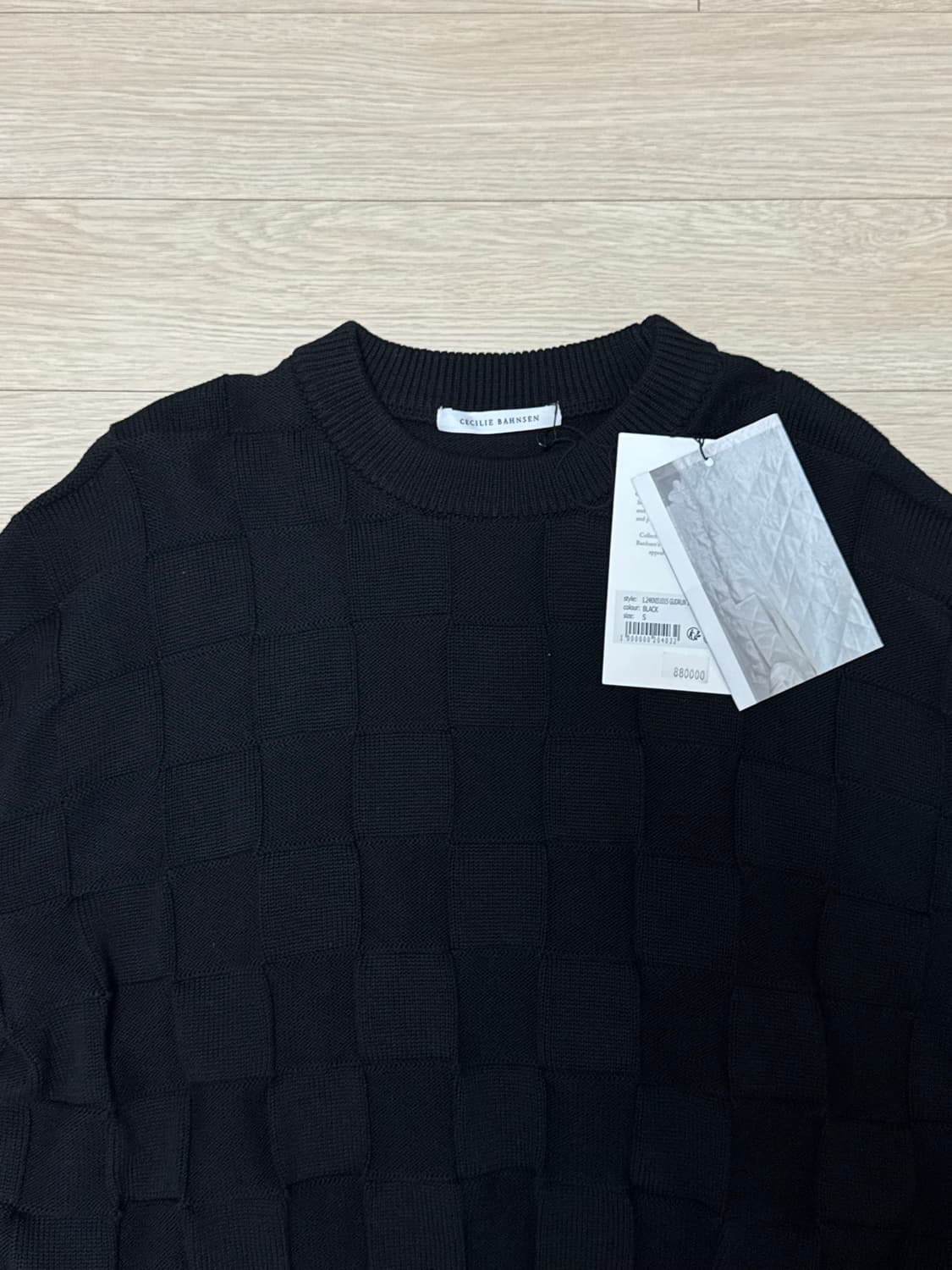 [S] 세실리에반센 Gudrun Jumper 구드런 점퍼 니트 블랙 상품이미지2