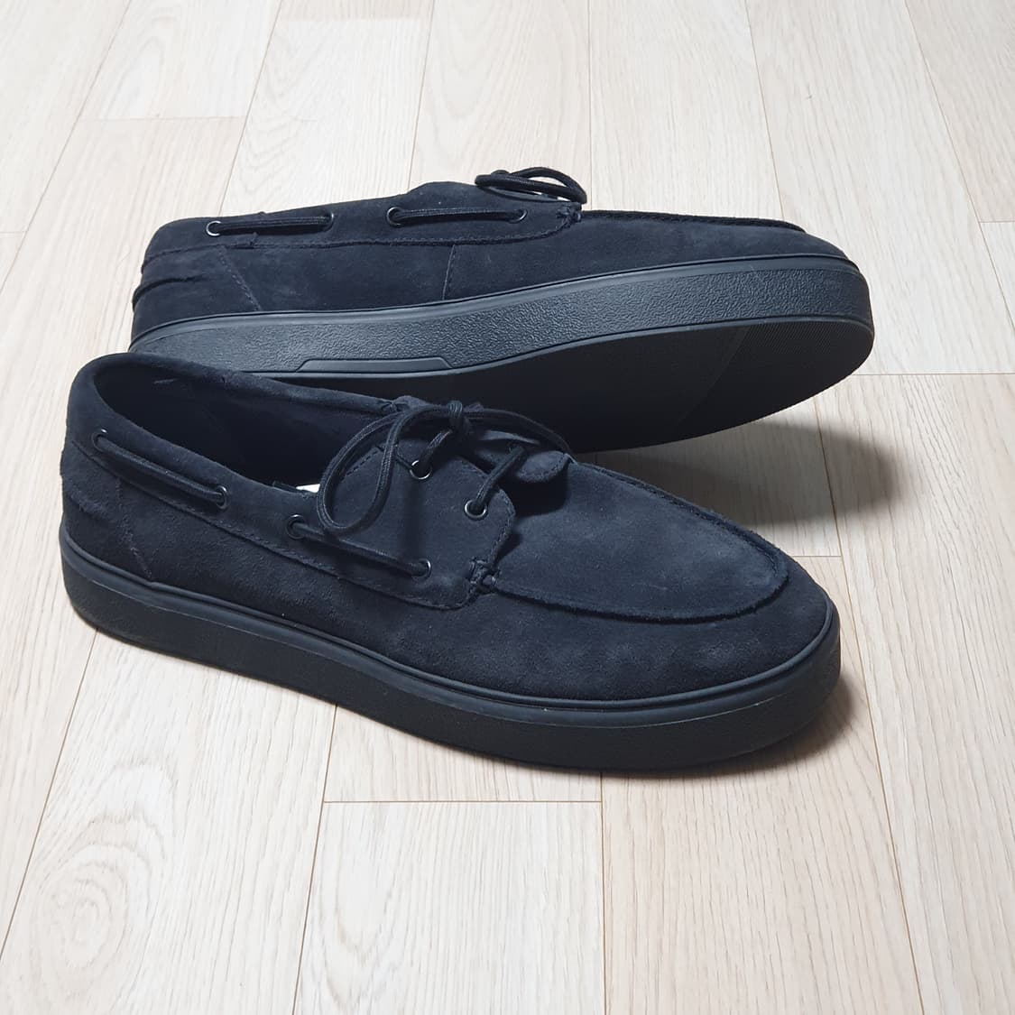 새제품275) 자라 스웨이드 가죽 데크 슈즈 로퍼 구두 2426/520 상품이미지3