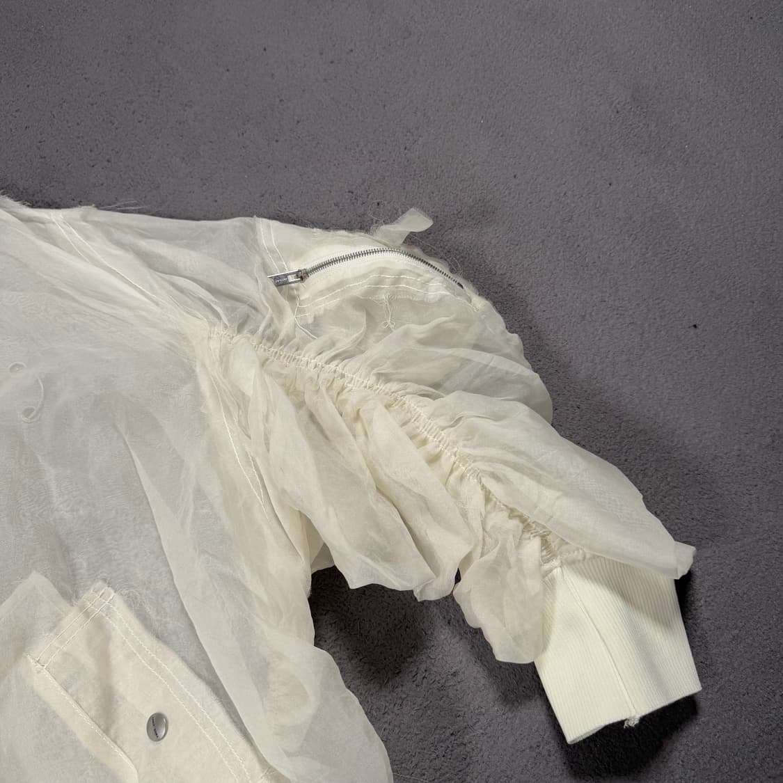 Damir Doma 다미르 도마 셔링 암 실크 MA-1 봄버 자켓 상품이미지4