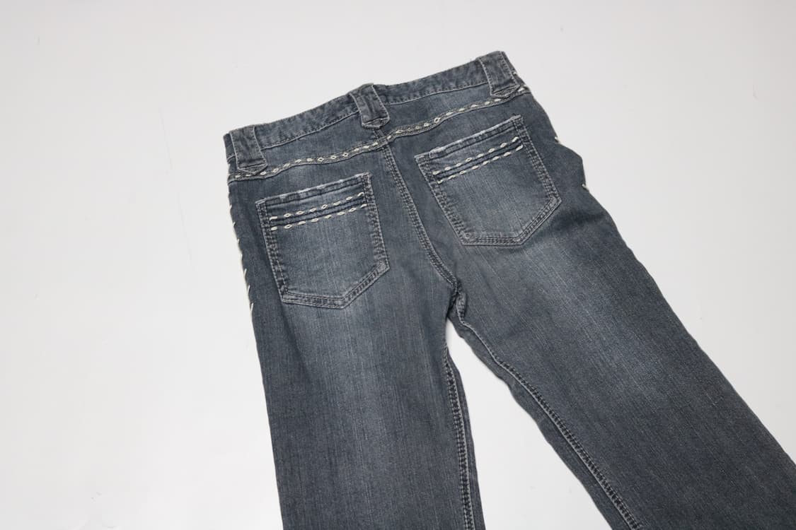 웨스턴 스티치 부츠컷 데님팬츠 상품이미지7