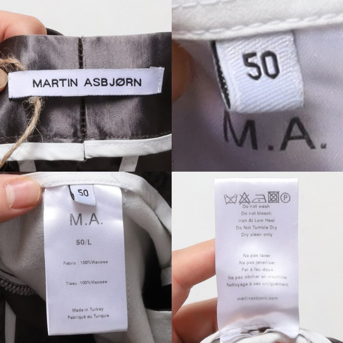 마틴 애스비욘 Martin Asbjorn Viscose Pants  상품이미지8