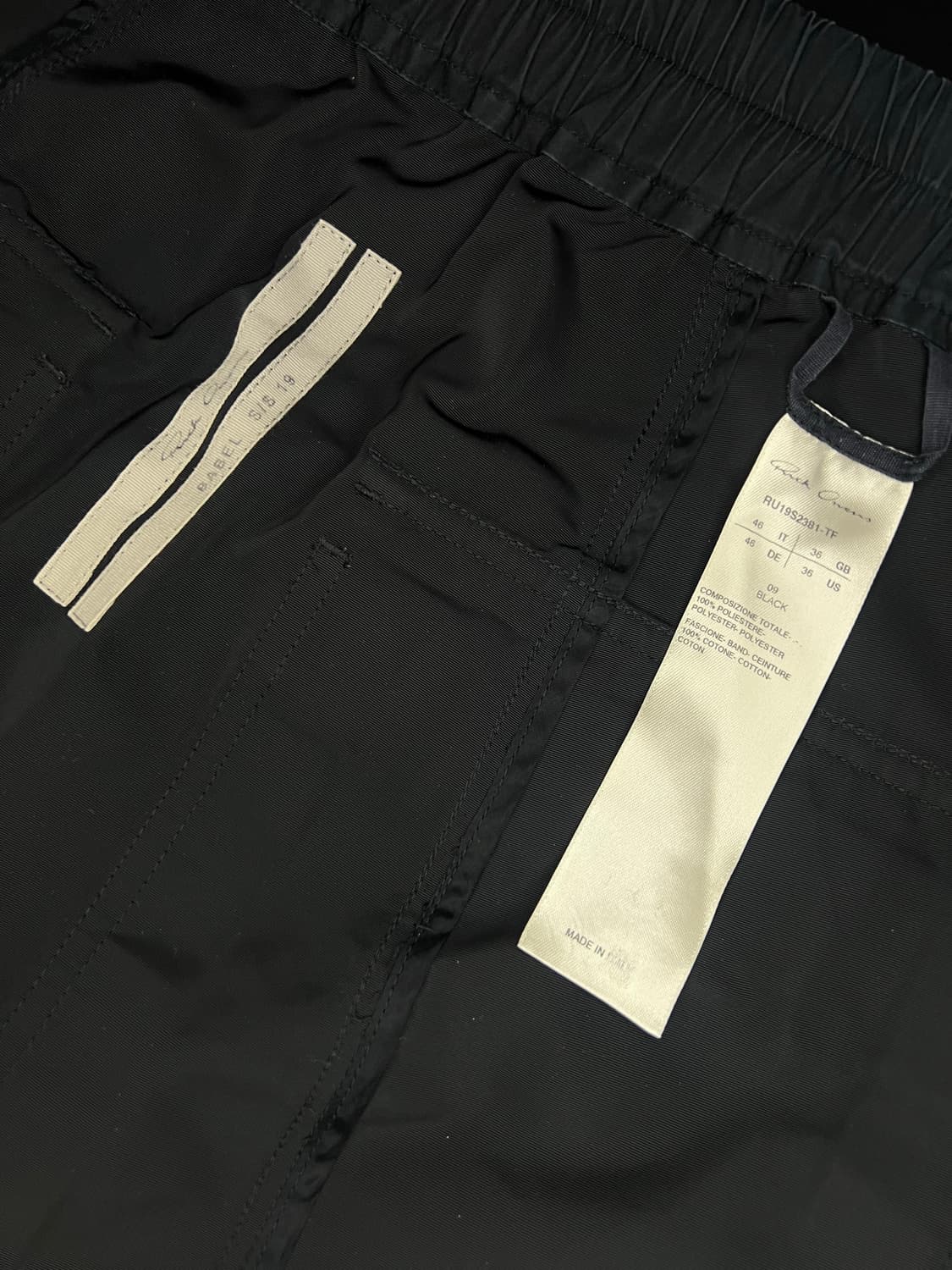 릭오웬스 19SS 크롭 배기팬츠 상품이미지3