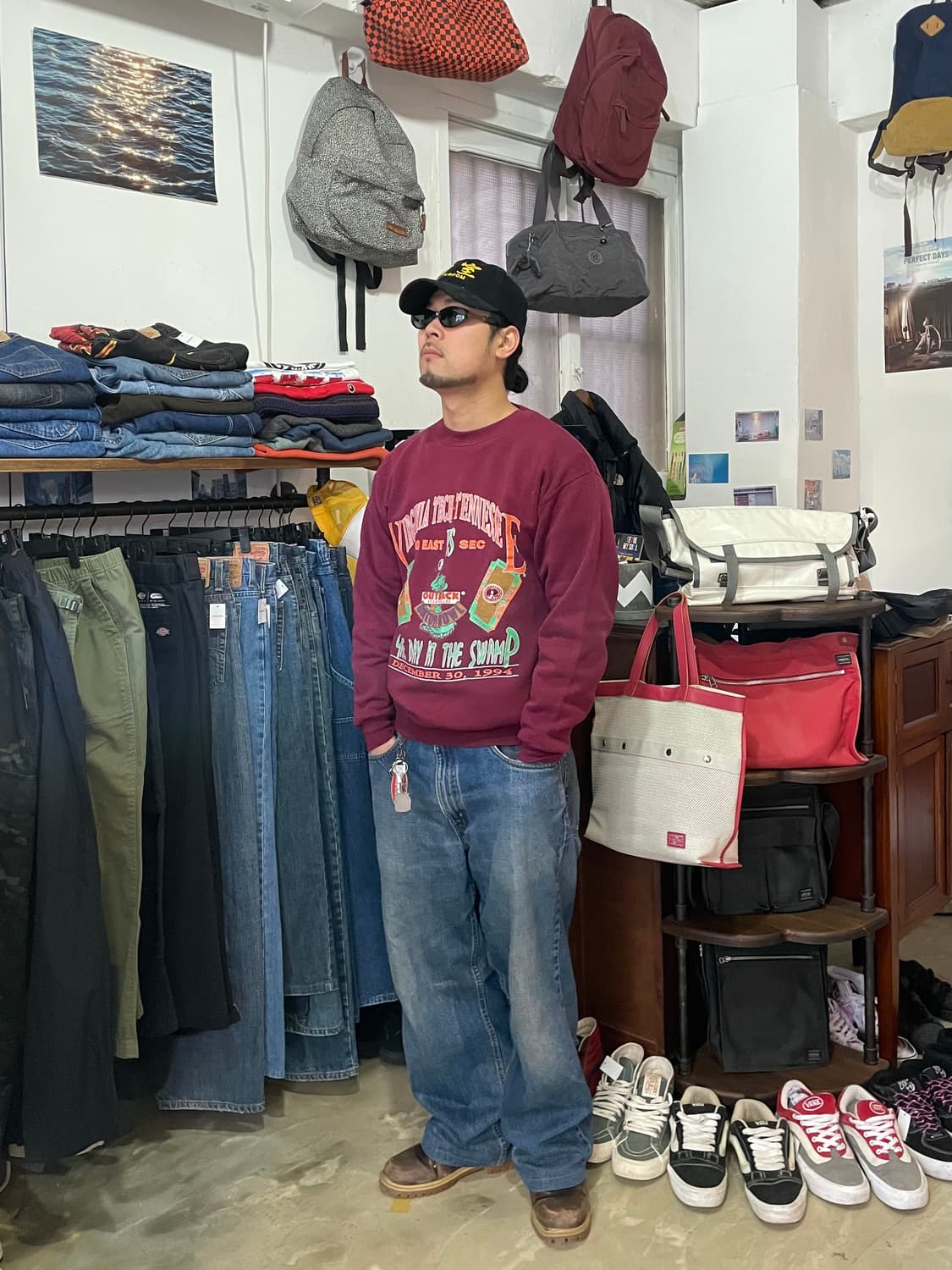 90‘s made in usa OUTBACK 스웻셔츠 M 상품이미지1