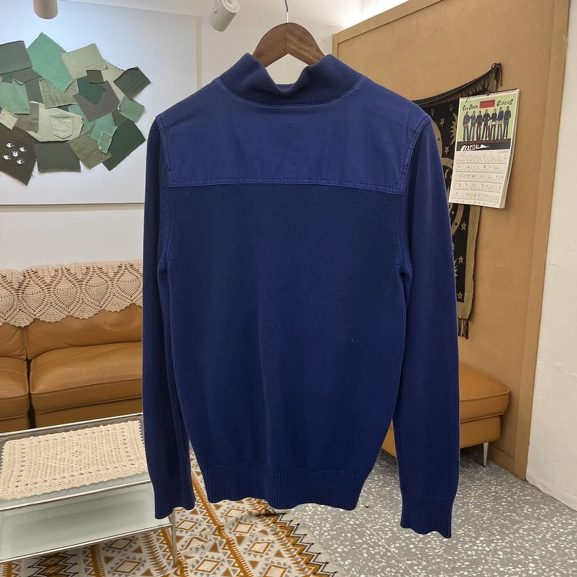 라코스테 캐주얼 빈티지 레트로 집업 니트 가디건 3 C11036 상품이미지4