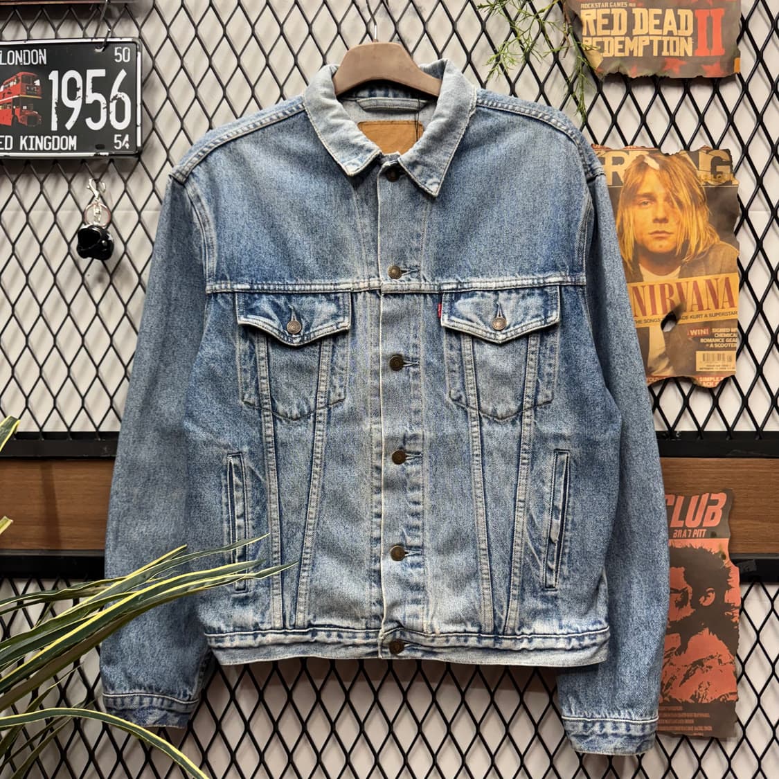 00s 리바이스 데님 트러커 자켓 전면 투포켓 디테일 연중청 상품이미지1