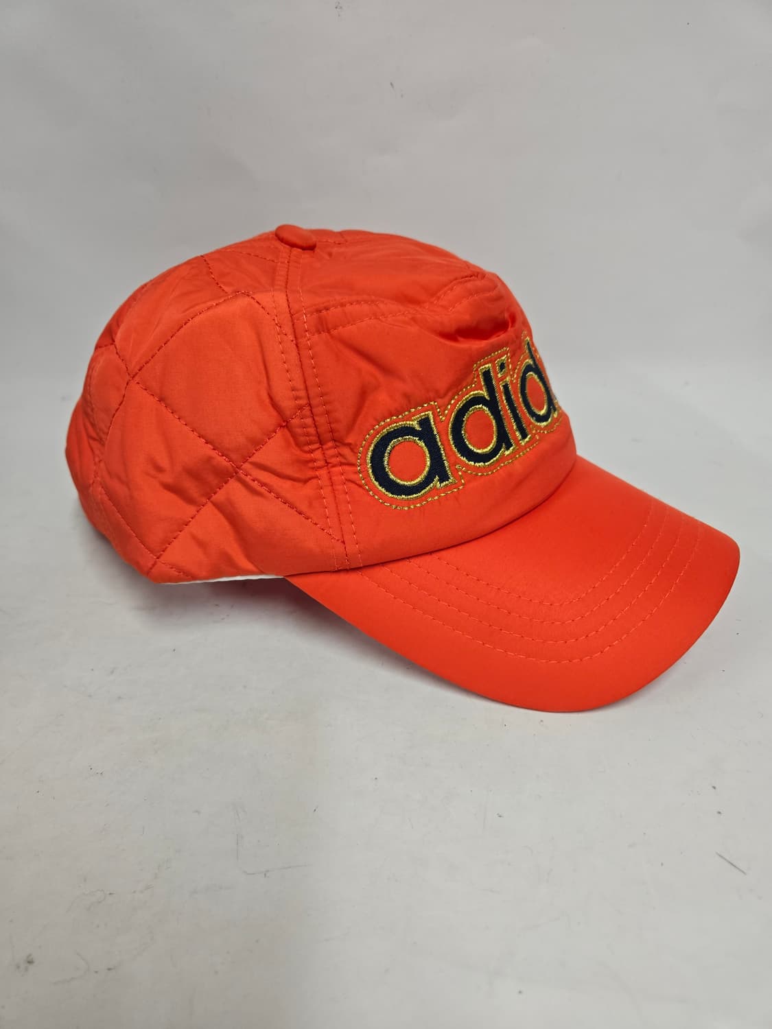 아디다스 오렌지 퀼팅 볼캡 새상품 상품이미지3