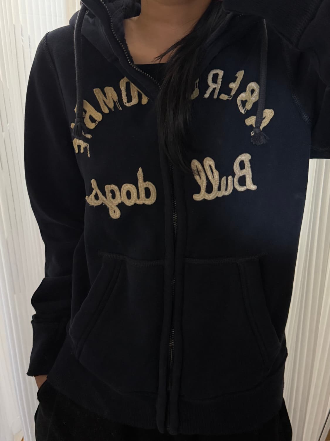 아베크롬비 네이비 후드집업 M 상품이미지1