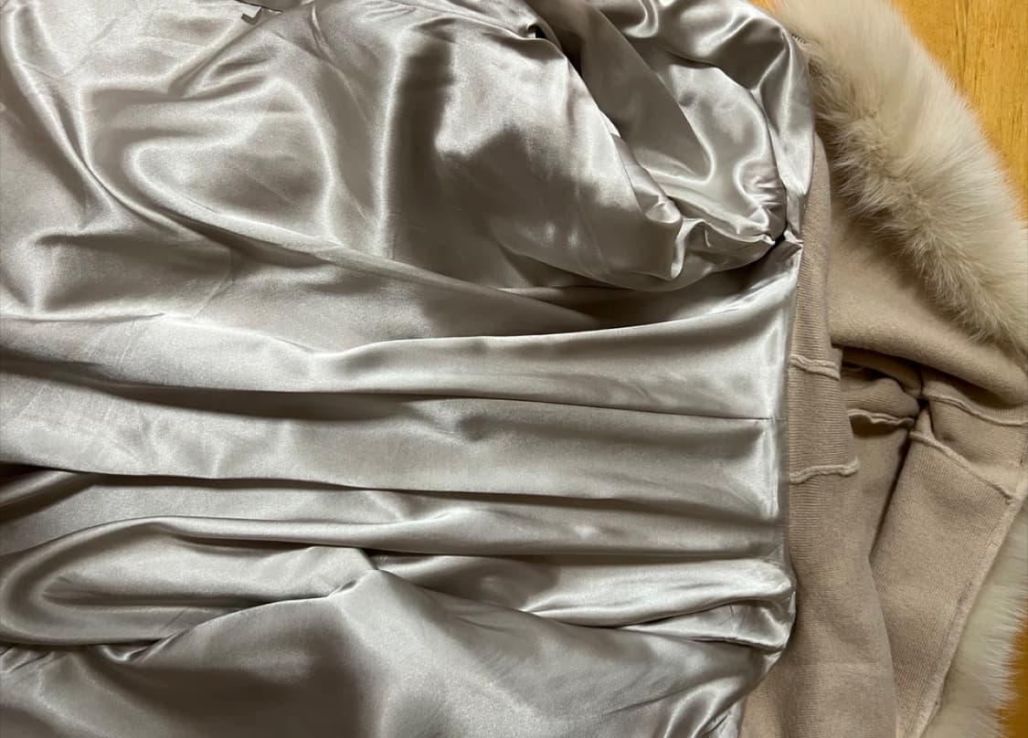 라비타준코 캐시미어 여우털 집업 니트 상품이미지3