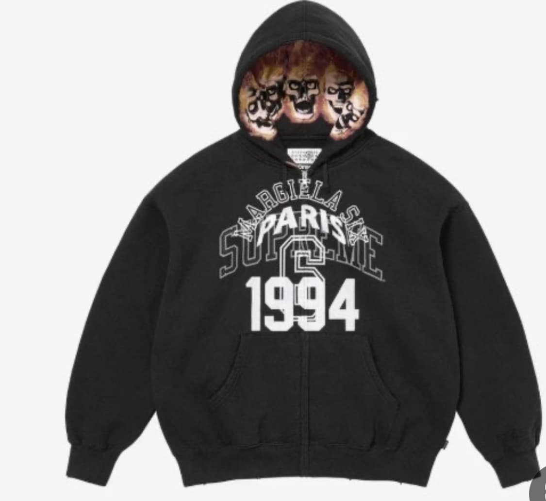 슈프림 마르지엘라 후드집업 블랙 구매글 상품이미지1
