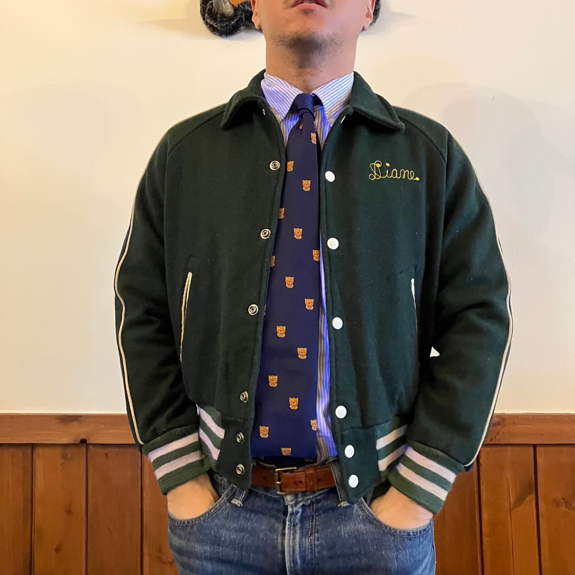 70‘s 엠파이어 퀸오브피스 바스켓볼 바시티자켓 95 상품이미지9