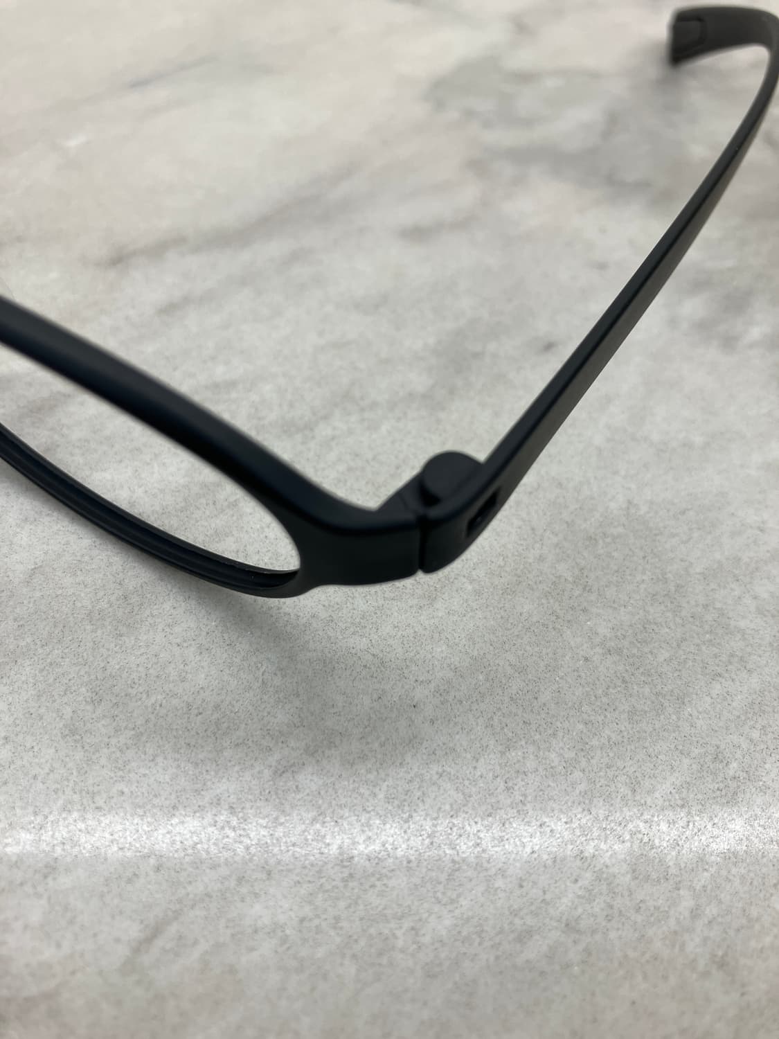 B81 CLOD 경량 블랙 오벌 슬림 뿔테 안경351 상품이미지2