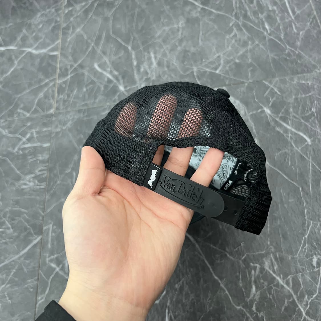 본더치 로고 매쉬 볼캡 블랙  상품이미지4