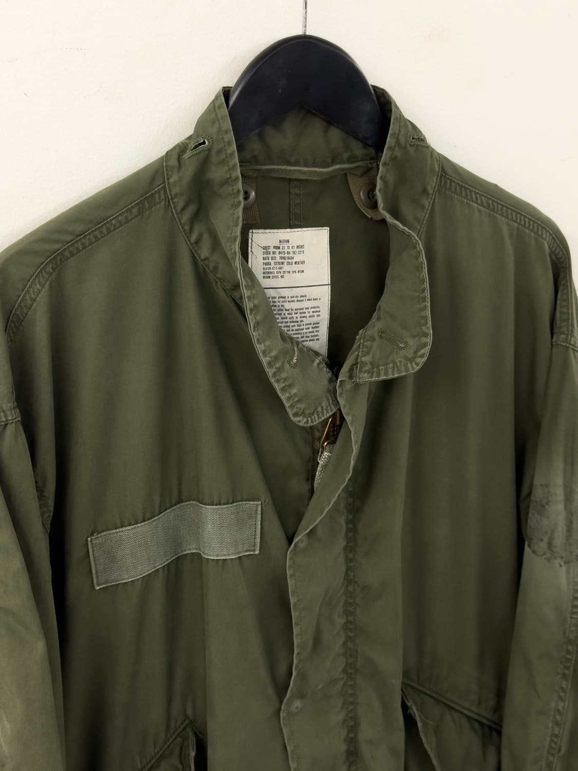 US ARMY 오리지널 M-65 피쉬테일 파카  상품이미지2