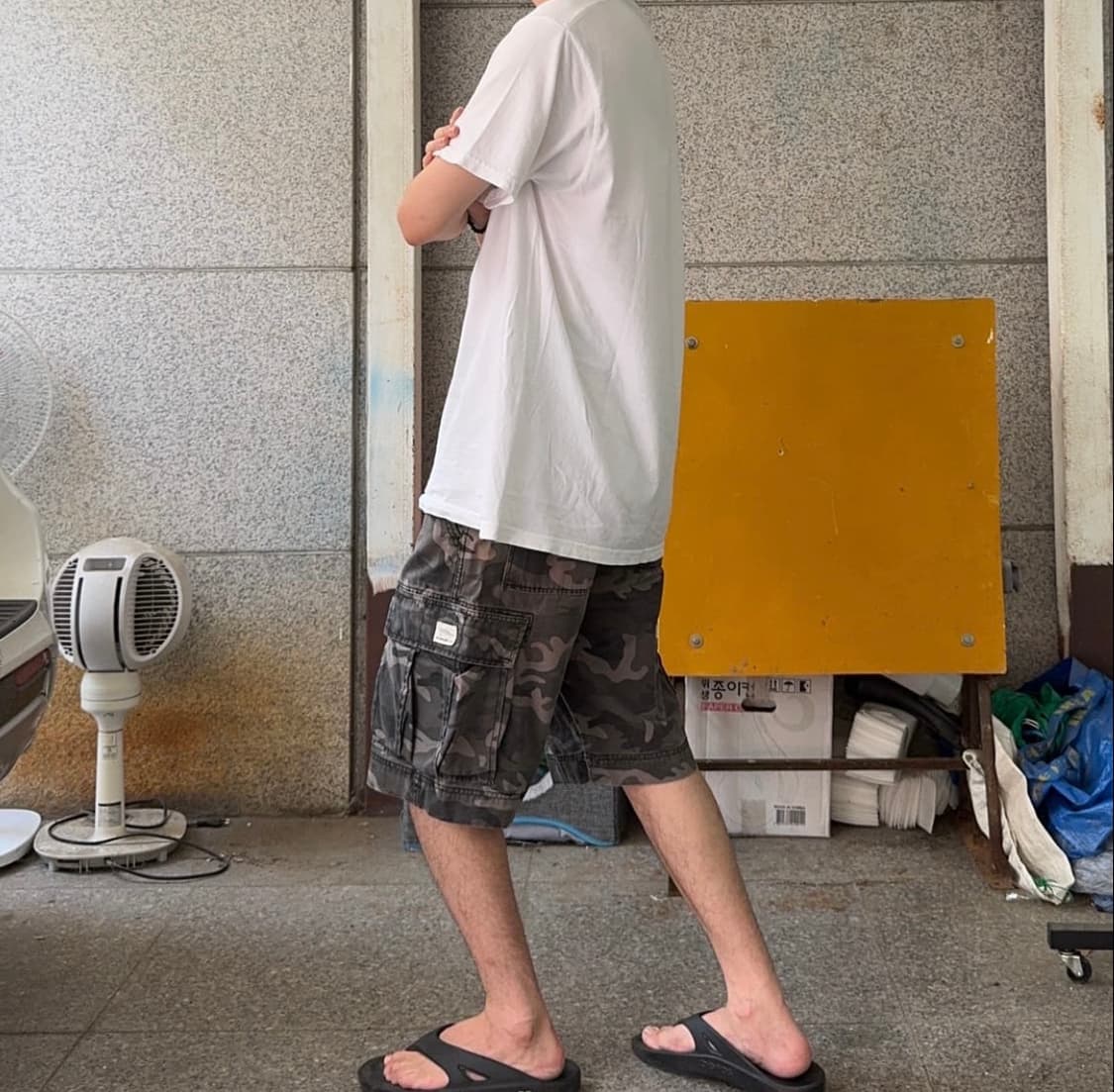 빈티지 리바이스 카모 패턴 쇼츠 상품이미지1