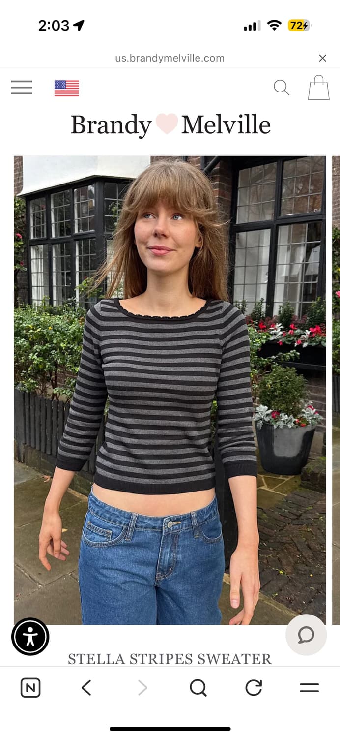 브랜디멜빌 stella stripes sweater 상품이미지1