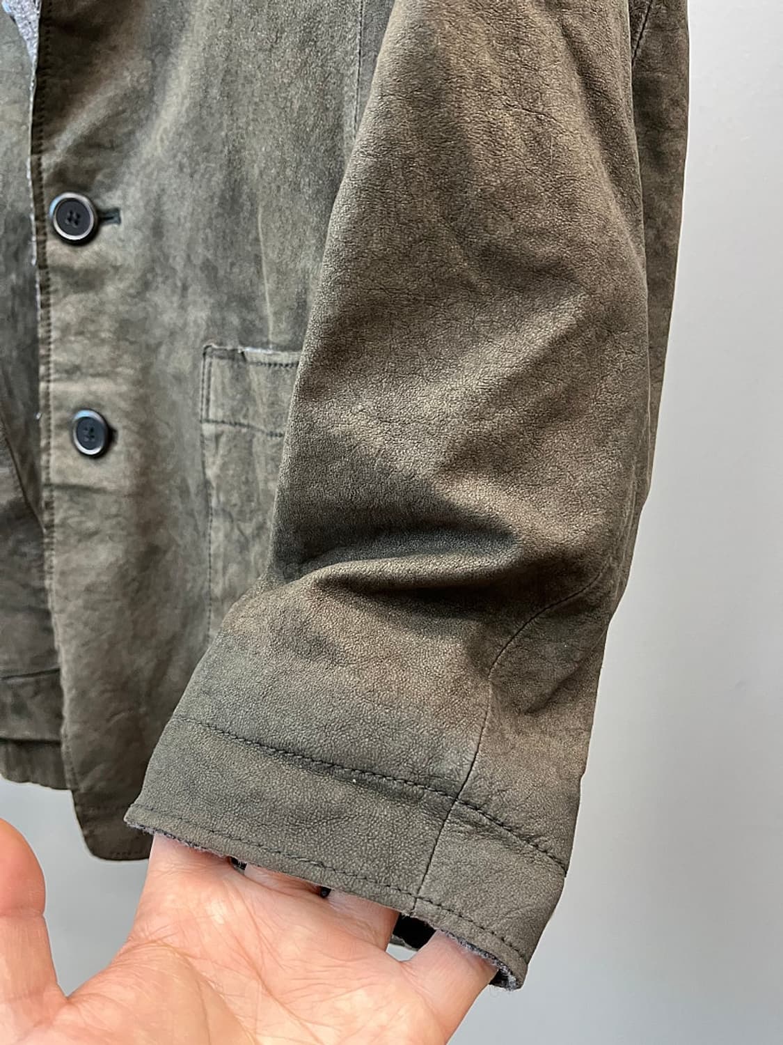 105) 시리즈 빈티지 가죽 블레이져  상품이미지5