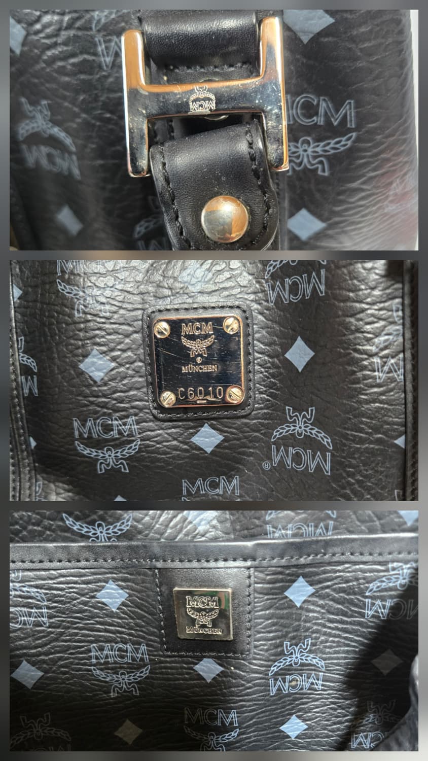 MCM 비세토스 블랙 쇼퍼백 + 파우치 상품이미지6