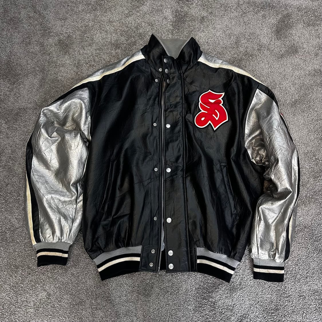 미즈노 블랙/실버 올드스쿨 바시티 자ㅅXL 상품이미지2