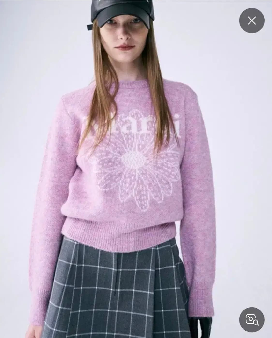 마르디 메크르디 모헤어 울 니트 풀오버 라벤더 F 상품이미지1