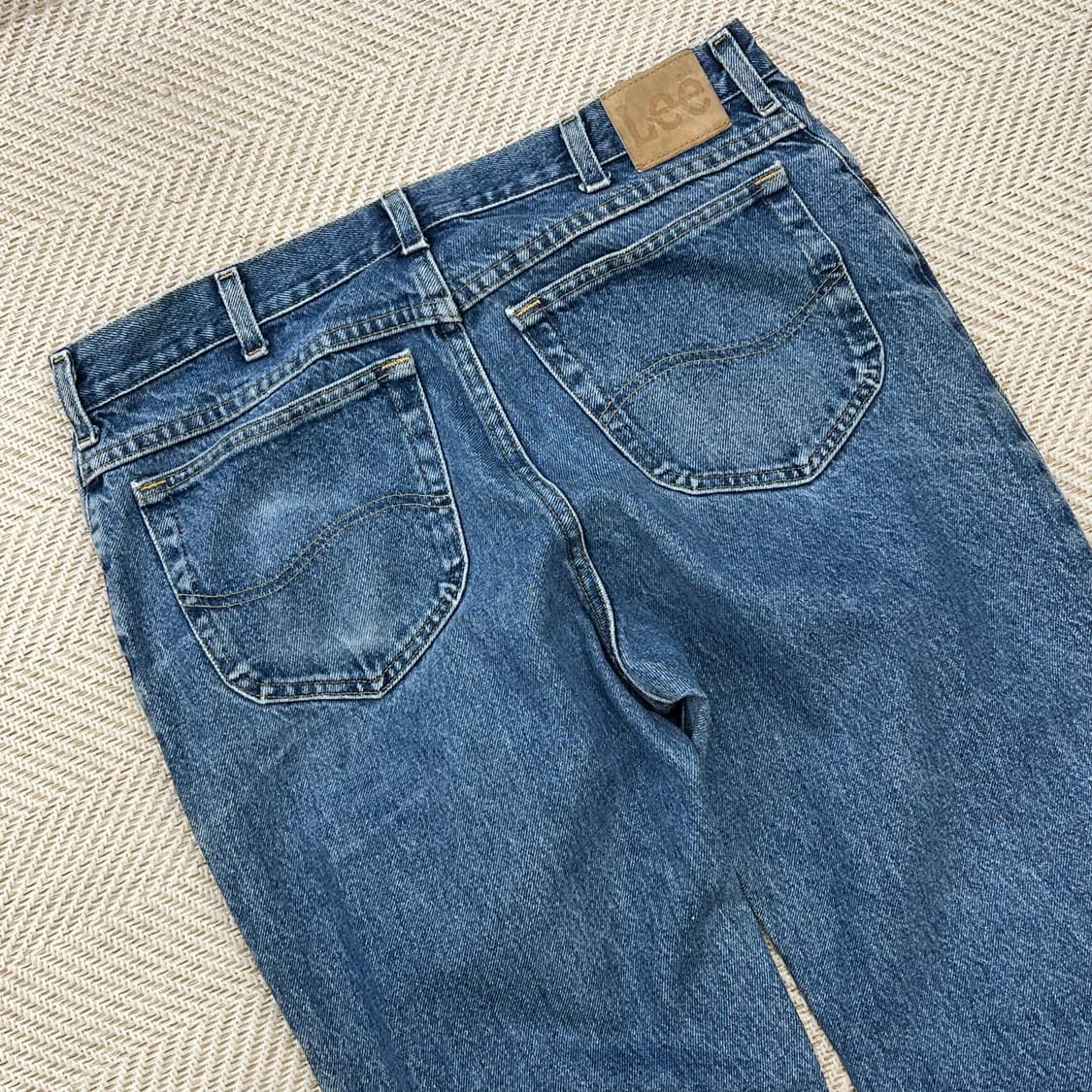 리 레귤러핏 데님팬츠 r2857 상품이미지4