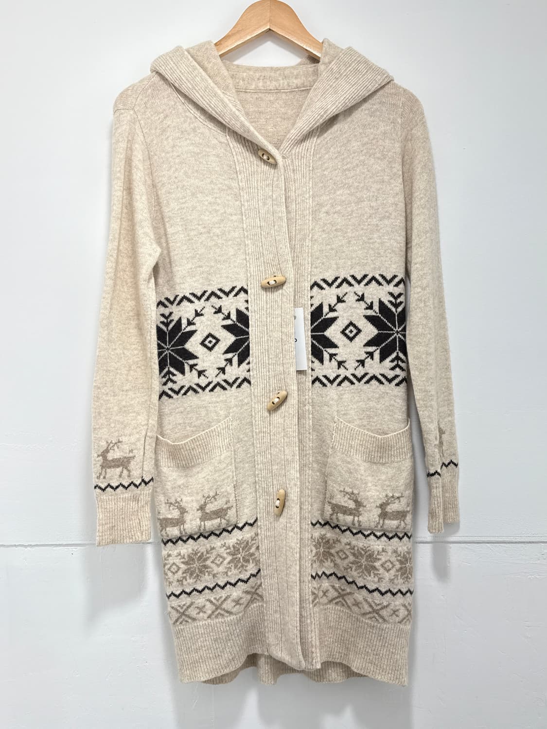 빈티지 떡볶이 니트가디건 상품이미지1