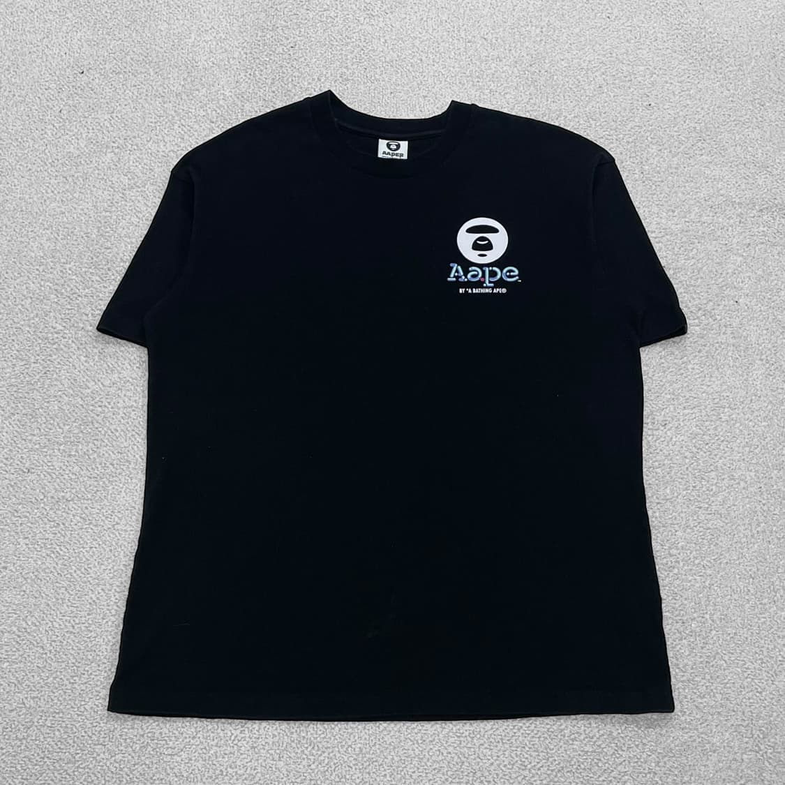 에이프 Aape x 카시나 반팔 티셔츠 블랙 상품이미지1