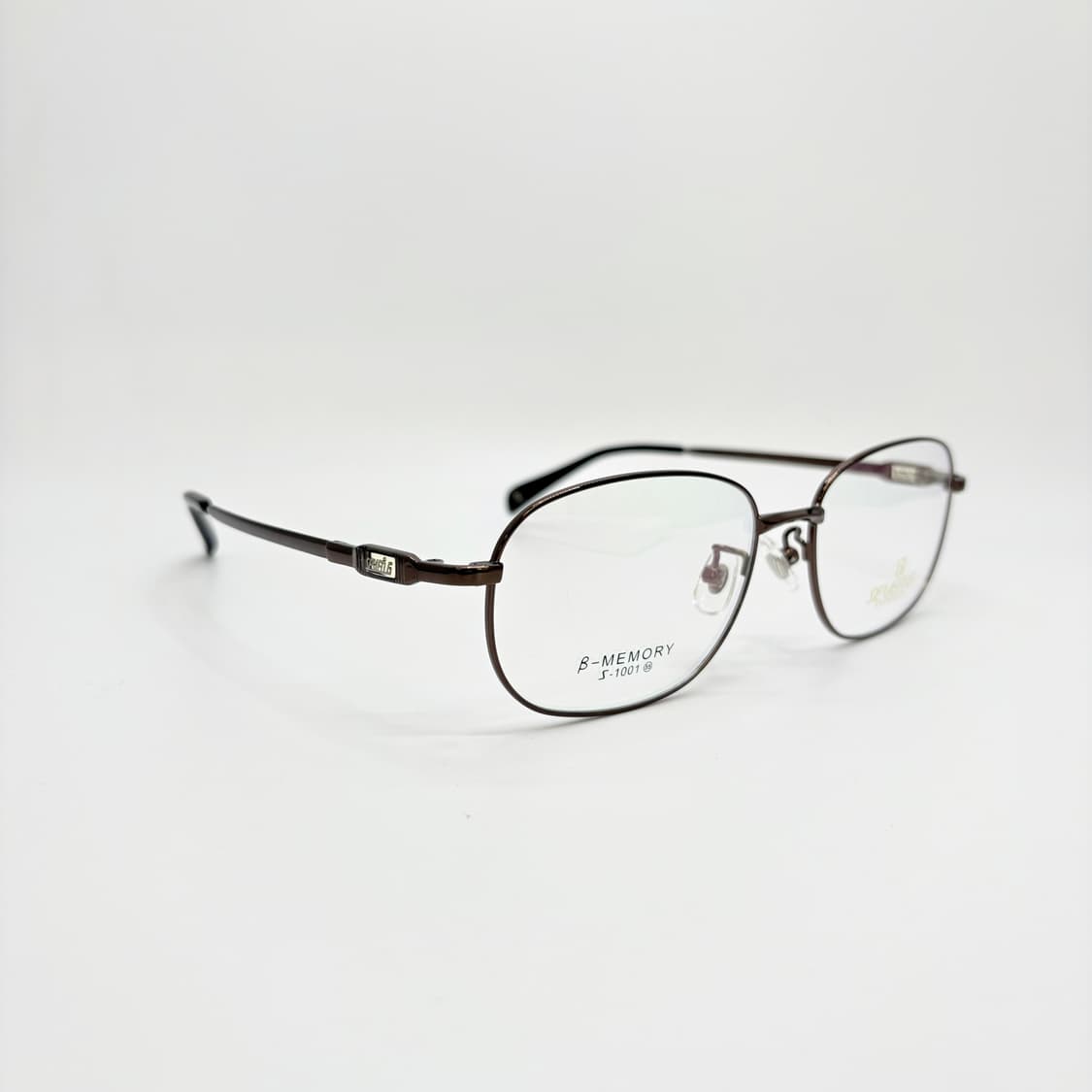 SEVEN G 브라운 스퀘어 메탈테 빈티지안경 상품이미지2