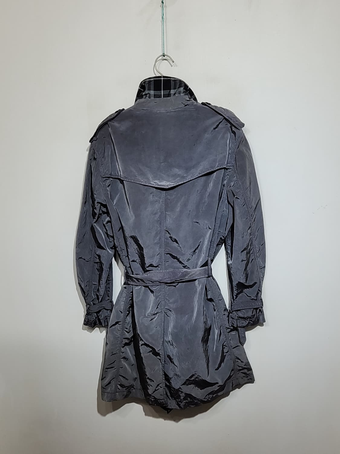 (L) 버버리 코트 싱글 견장 벨트 이태리판  상품이미지7