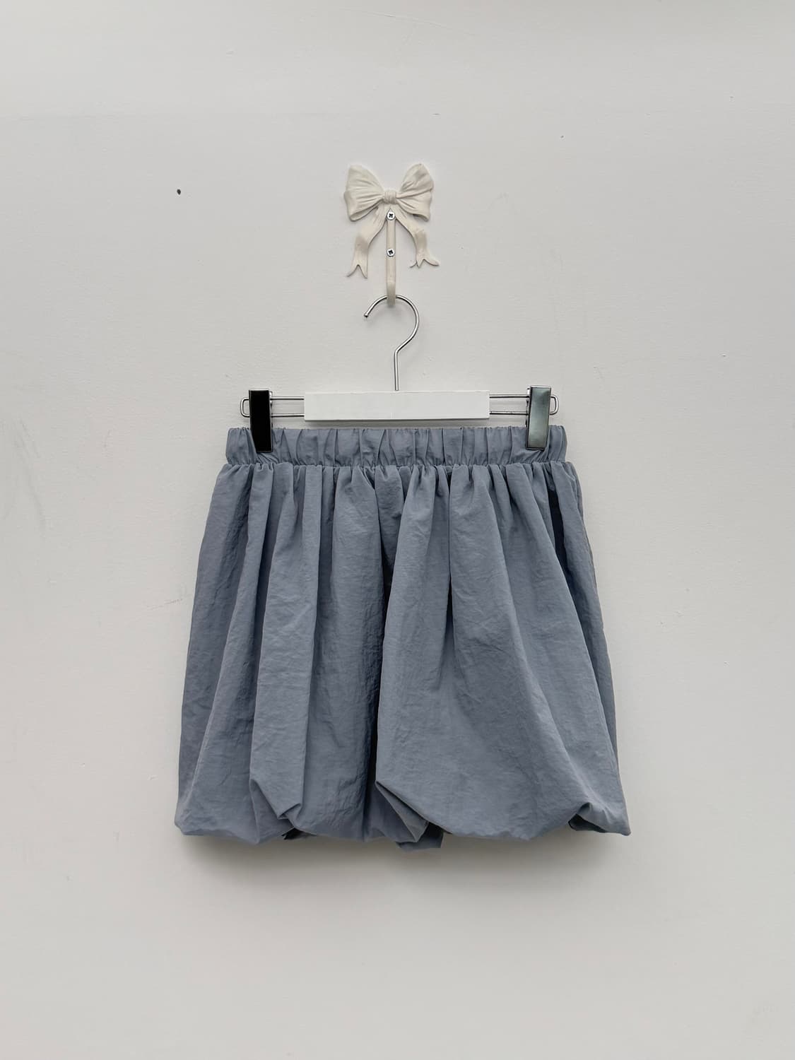 베이비 블루 벌룬 미니 스커트 상품이미지5
