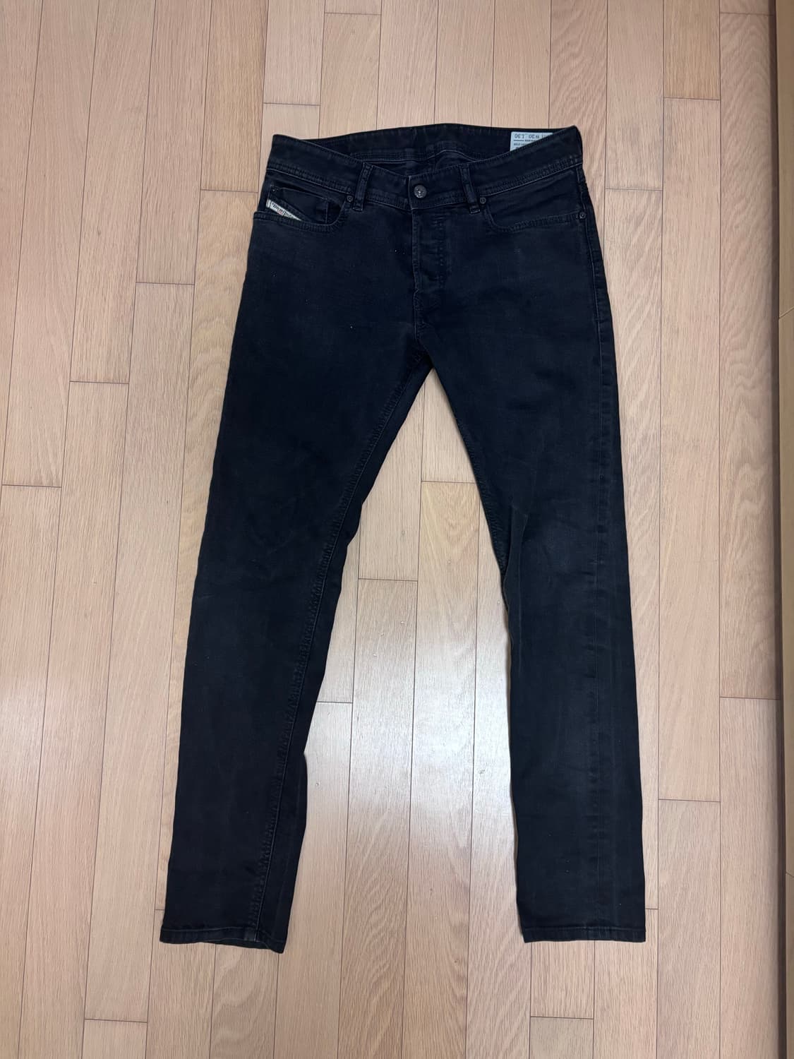 Diesel Industry 블랙 슬림 스키니 진 W30 L30 상품이미지1