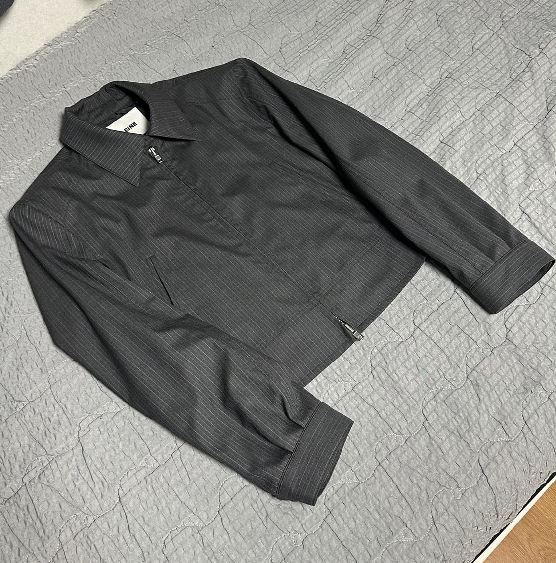 알렌느 스트라이프 크롭자켓 상품이미지1