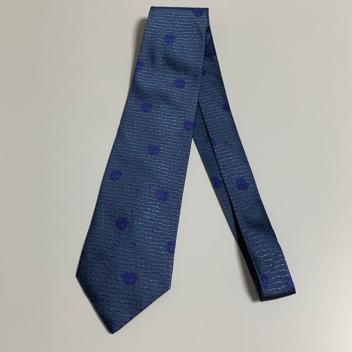 베르사체(VERSACE) 모노그램 명품넥타이 A등급 9cm 상품이미지8