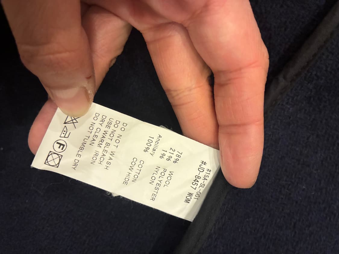 Danton 울혼방코트 34 사이즈 상품이미지5