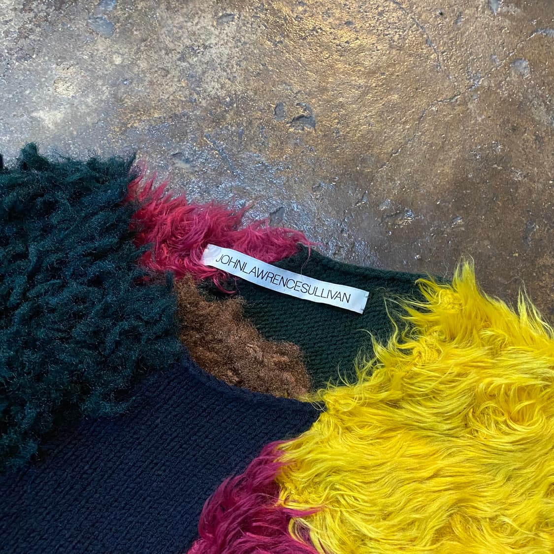 존로렌스설리번 패치워크 니트 상품이미지4