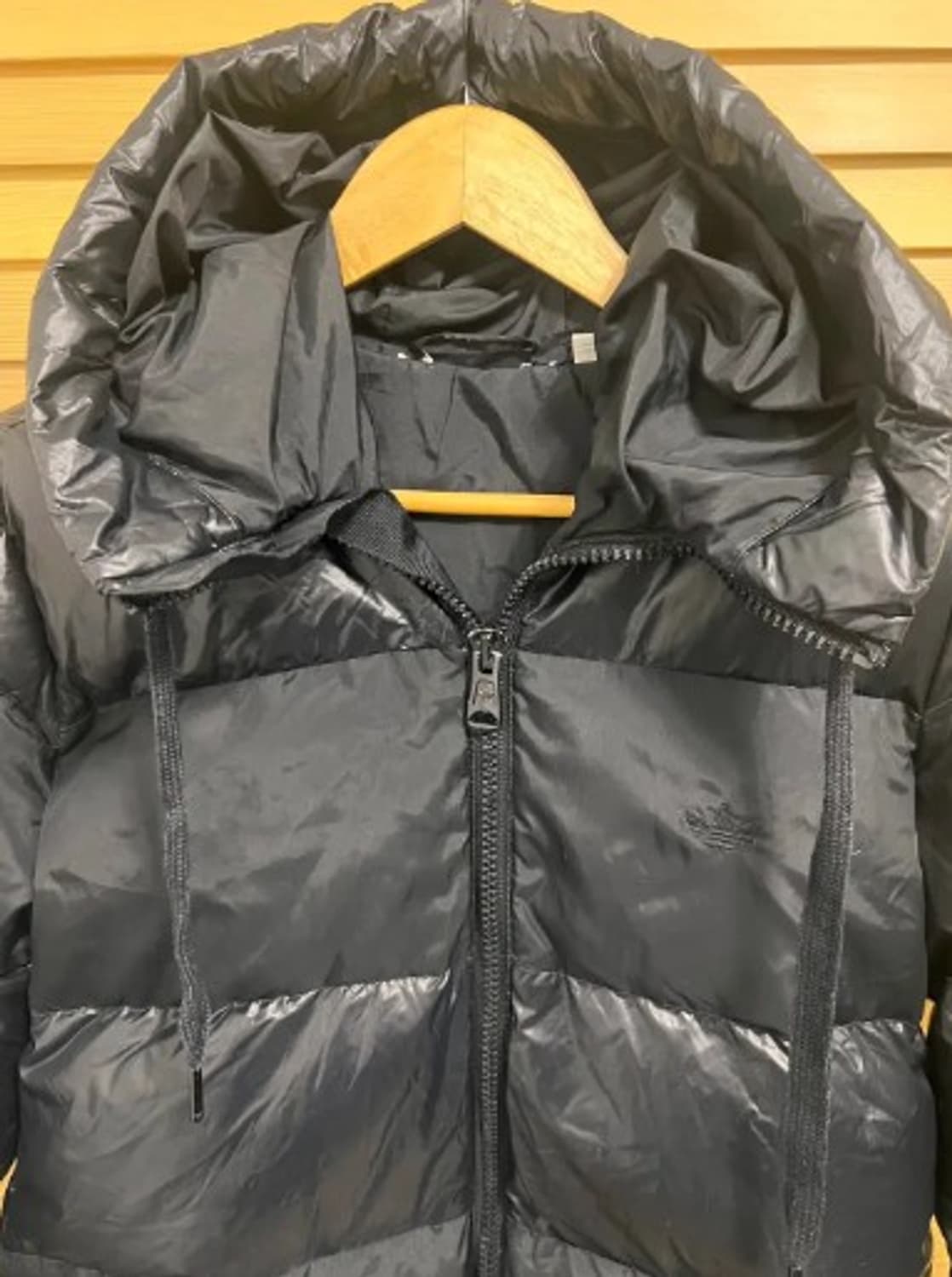 아디다스 남여공용 블랙후드패딩점퍼 90 상품이미지4