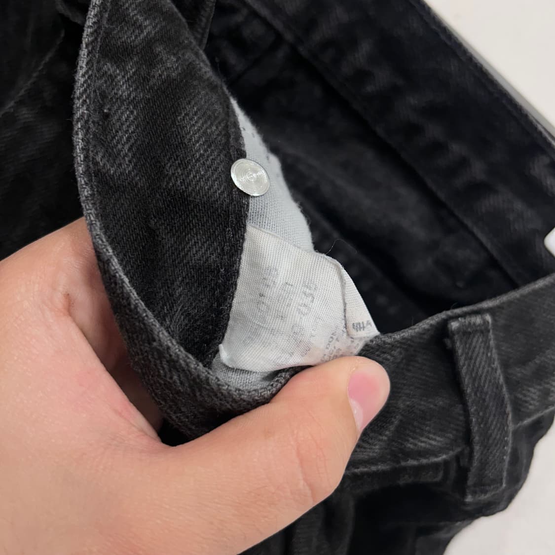 랭글러 레귤러핏 컴포트 블랙 데님팬츠 상품이미지3